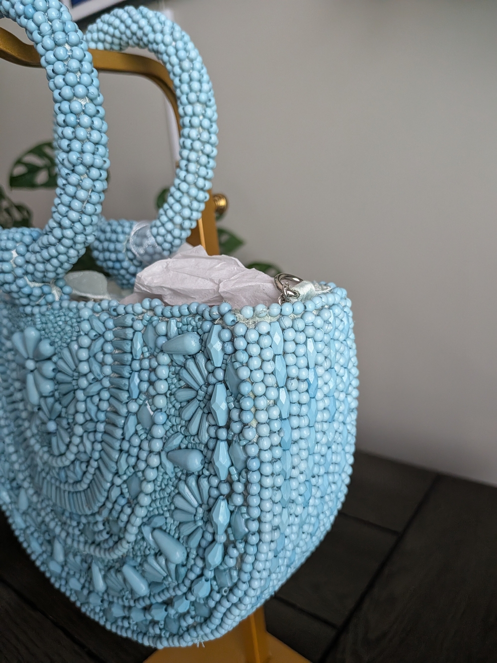 Made In India Beaded Bag - Picture 3 of 3